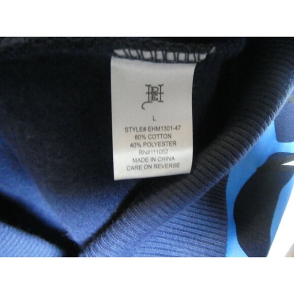 Ed Hardy Men's Panther‎ Bulldog Midnight Blue Hoodie Sizes L & XL - Picture 15 of 16